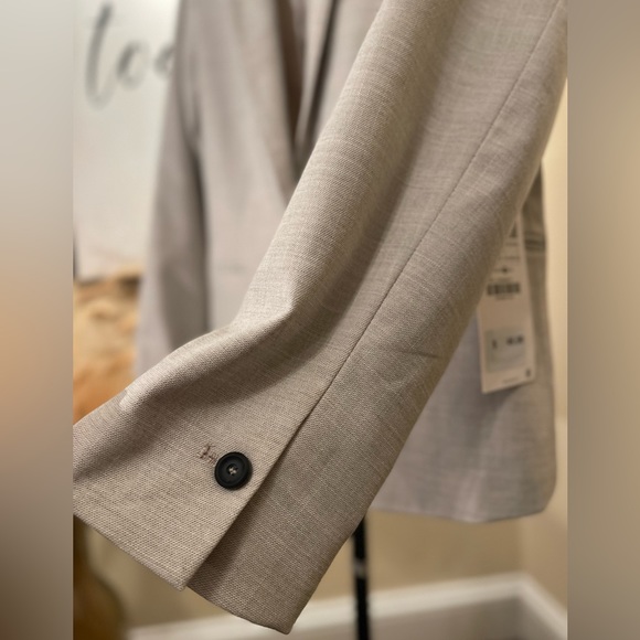 Zara Light Gray Woman’s Blazer Jacket - Picture 8 of 11